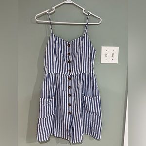 Shein blue/white striped dress.  Used/excellent condition.  Size L